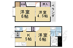 京都市山科区椥辻西潰の一戸建て
