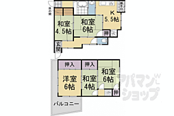 京都市山科区北花山河原町の一戸建て