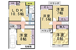 京都市山科区東野中井ノ上町の一戸建て