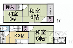 京都市山科区東野百拍子町の一戸建て