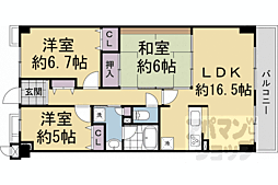 イトーピア宇治グランヒルズ 616