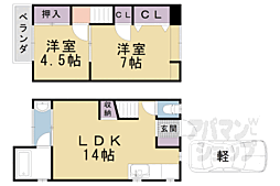 京都市山科区川田菱尾田の一戸建て