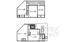京都市山科区大塚北溝町の一戸建て