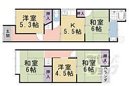 京都市山科区大宅細田町の一戸建て
