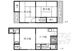 京都市山科区小山中島町の一戸建て