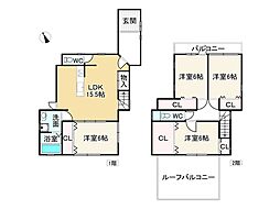 神戸市西区桜が丘西町３丁目の一戸建て