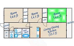 メゾンドール南千里 302