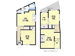 豊中市熊野町3丁目の一戸建て