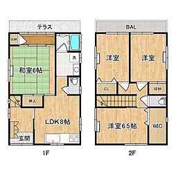 東松山市本町2丁目貸家