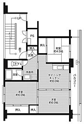 ビレッジハウス上尾向原5号棟 (206号室)