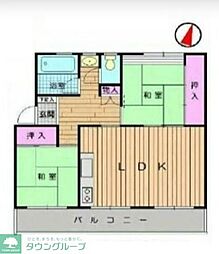 上尾根貝戸団地2号棟 303