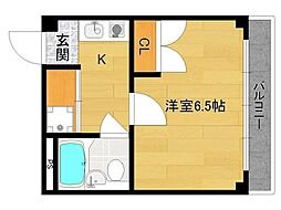 ハイツチェリー西七条 3−Ａ　