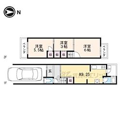 京都市右京区西京極堤外町の一戸建て