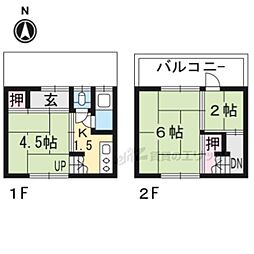 太秦西野町22貸家（連棟中）