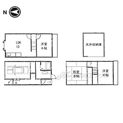 京都市西京区桂久方町の一戸建て
