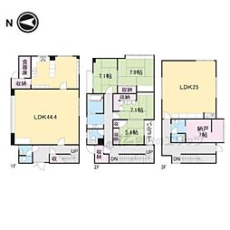 京都市西京区桂野里町の一戸建て