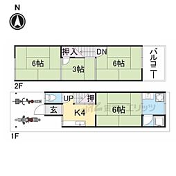 京都市西京区下津林北浦町の一戸建て