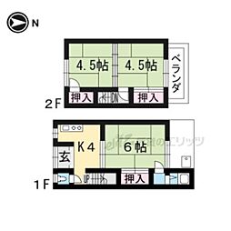 大枝中山町2-231連棟貸家