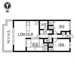 パデシオン新烏丸十条712号室 712