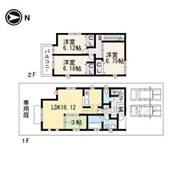 京都市左京区北白川伊織町の一戸建て