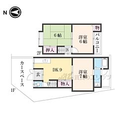 京都市北区大宮中林町の一戸建て