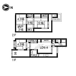 京都市北区小山上板倉町の一戸建て