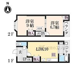 京都市山科区椥辻番所ケ口町の一戸建て