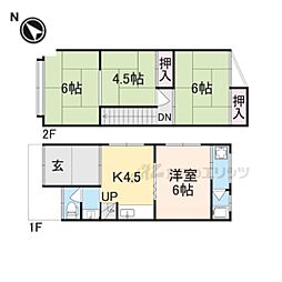 京都市山科区川田西浦町の一戸建て