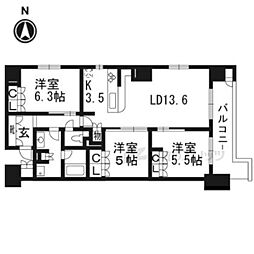 ソルレヴェンテ四条大宮204 204