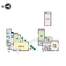 京都市山科区音羽沢町の一戸建て