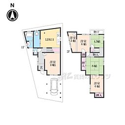 京都市山科区東野舞台町の一戸建て