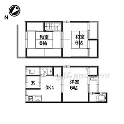 京都市山科区小山中島町の一戸建て