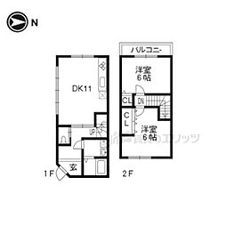 京都市右京区嵯峨折戸町の一戸建て