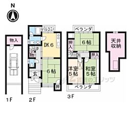 京都市右京区太秦朱雀町の一戸建て