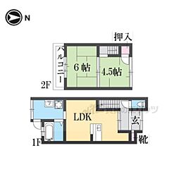京都市右京区花園段ノ岡町の一戸建て