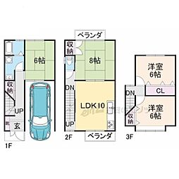 京都市西京区大枝東長町の一戸建て