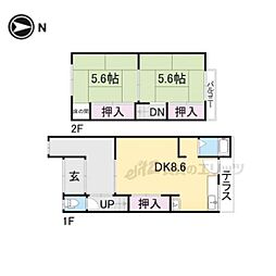 京都市伏見区石田大受町の一戸建て