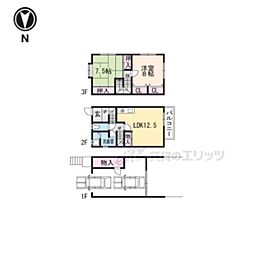 京都市伏見区深草直違橋南１丁目の一戸建て