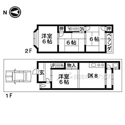 京都市山科区勧修寺西栗栖野町の一戸建て