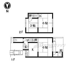 京都市伏見区横大路下三栖山殿の一戸建て