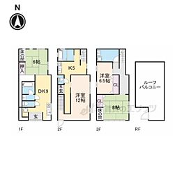 京都市南区東九条柳下町の一戸建て