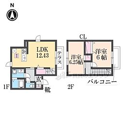 京都市山科区御陵原西町の一戸建て