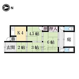 太秦安井柳通町8貸家 北　西端