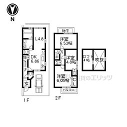京都市中京区西ノ京北壺井町の一戸建て
