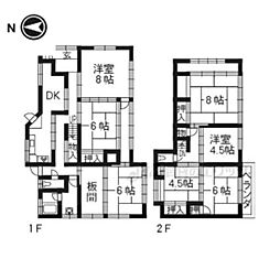 紫野大徳寺町63-31貸家