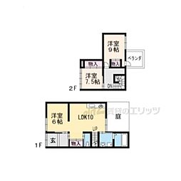 京都市北区紫野上御所田町の一戸建て