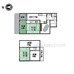 京都市北区紫野西藤ノ森町の一戸建て