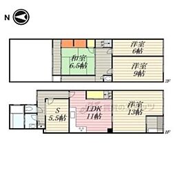京都市北区小山下初音町の一戸建て