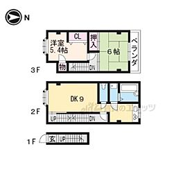 京都市北区小山西大野町の一戸建て