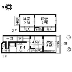 京都市北区小山上総町の一戸建て
